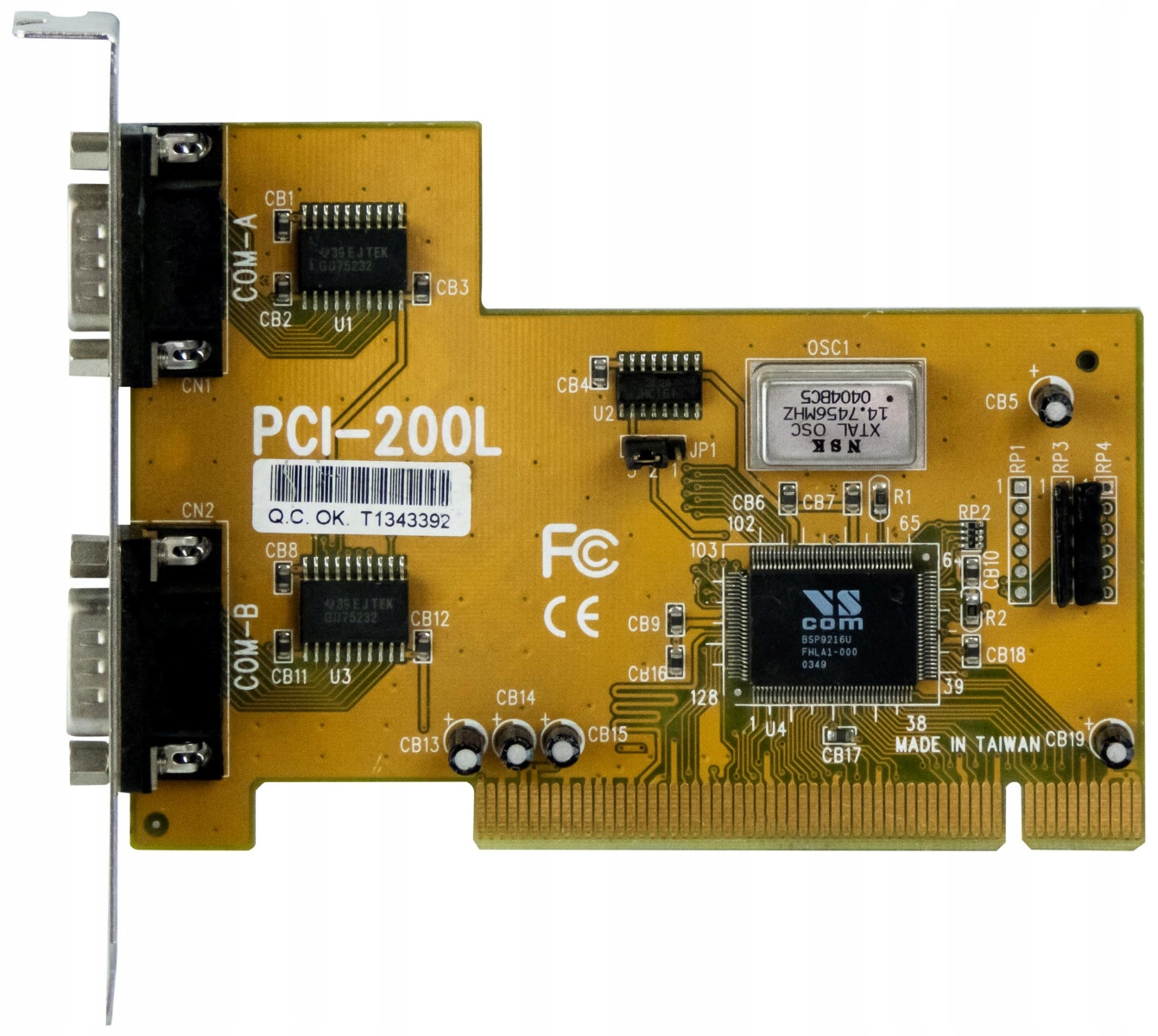 VScom PCI-200L I/o Card Dual Com Pci