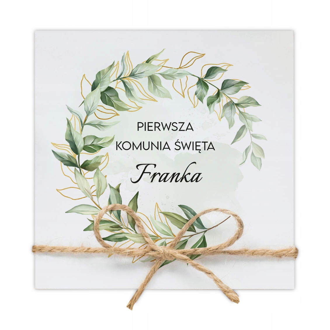 Zaproszenia na Pierwszą Komunię Świętą komunijne PERSONALIZOWANE+ GRATIS