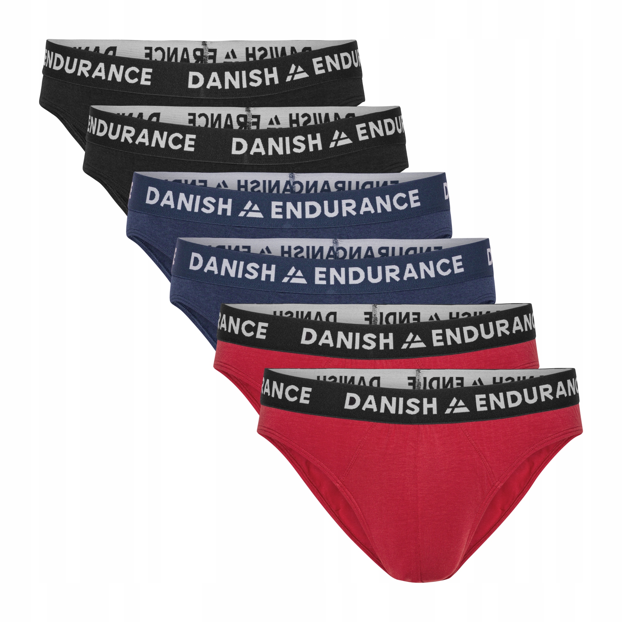 Bambusowe Majtki Danish Endurance Klasyczne Slipy Męskie 6-pak M