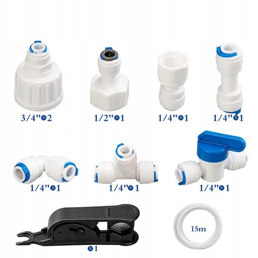 15M WĄŻ DOPROWADZAJĄCY WODĘ DO LODÓWKI ZESTAW Kod producenta Wężyk do lodówki