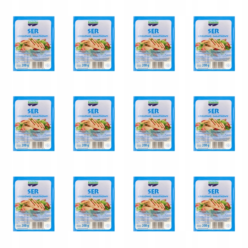 Krasnystaw Ser grillowo-sałatkowy 200g X12