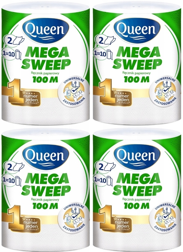 

4x Ręcznik Papierowy Sweep XXL Queen 100 m