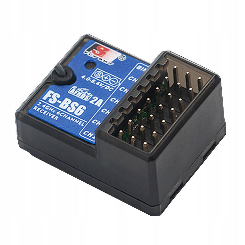 Flysky BS6 Rc Přijímač 2.4GHZ 6 Kanálů Pwm Rssi Afhds 2A 300M Ce Rcm Fcc