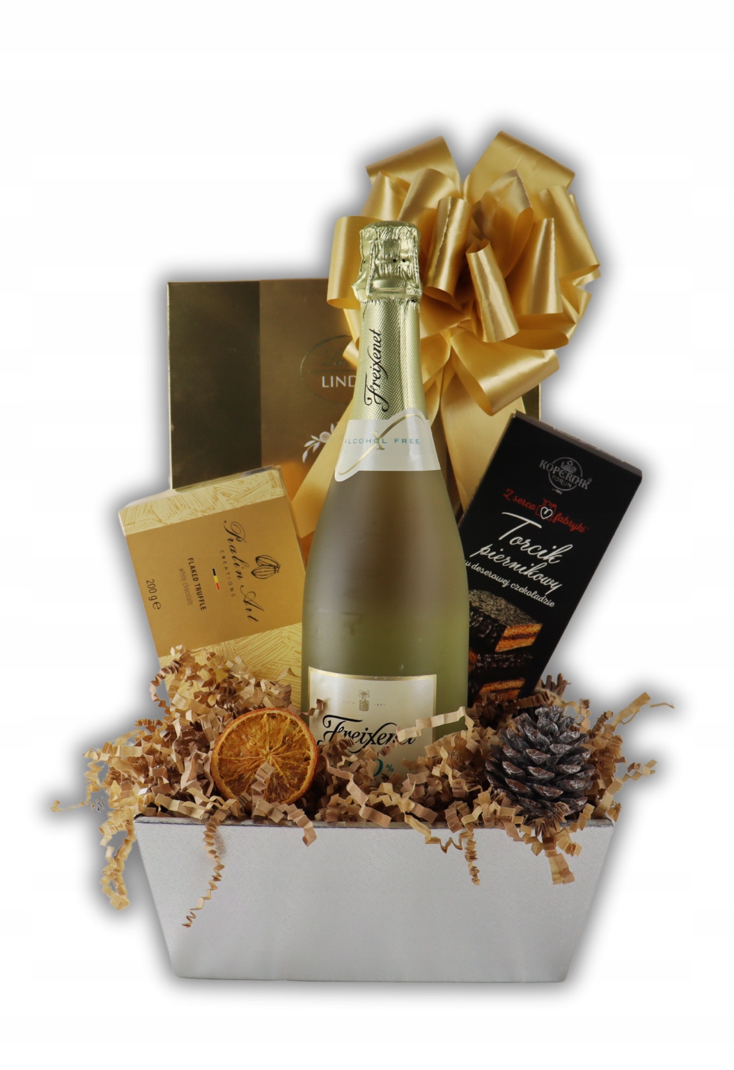 Levně Dárkový koš Hvězdná noc Vánoční koš Vánoční dárky Koše