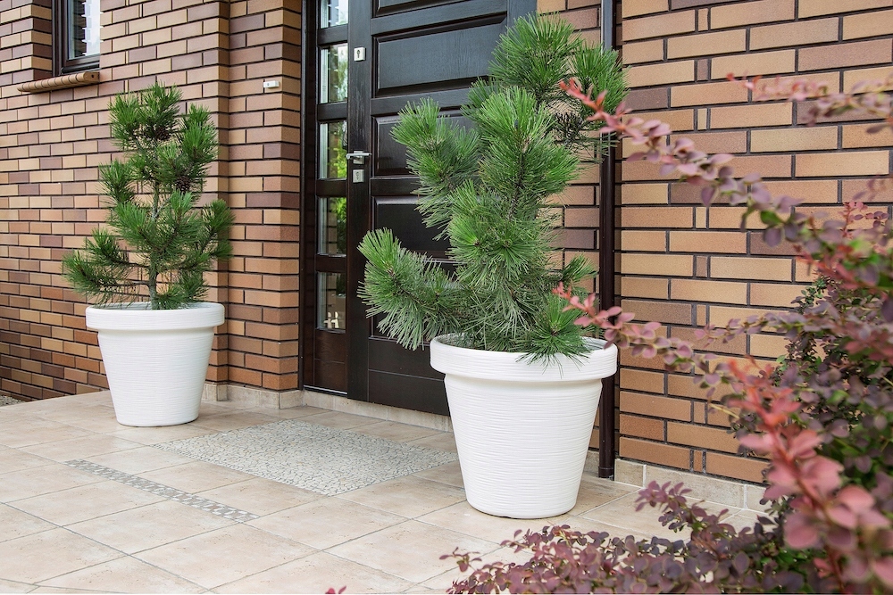 DONICA DONICZKA OGRODOWA 45 CM DUŻA CEGLASTY OSŁONKA WYSOKA Kod producenta donica duża donice ogrodowe na balkon taras