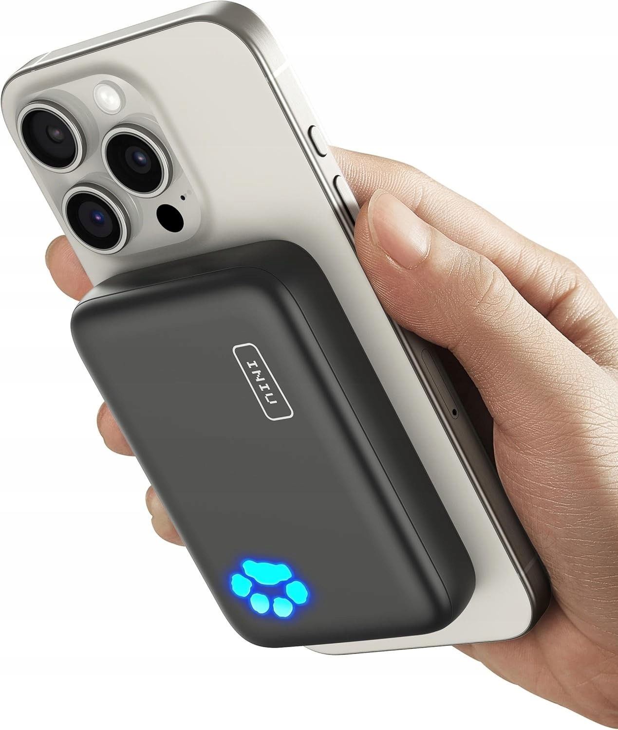 Magnetyczny powerbank kompatybilny z MagSafe, 10 000 mAh, bezprzewodowy