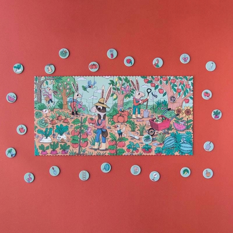 Puzzle dla dzieci Ogród Króliczków | Londji Płeć chłopcy dziewczynki