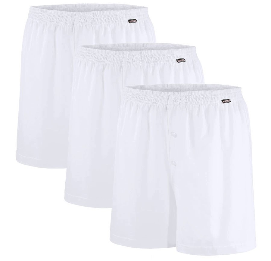 Velké boxerky Adamo Bílé vel 6XL, obvod 138 Cm