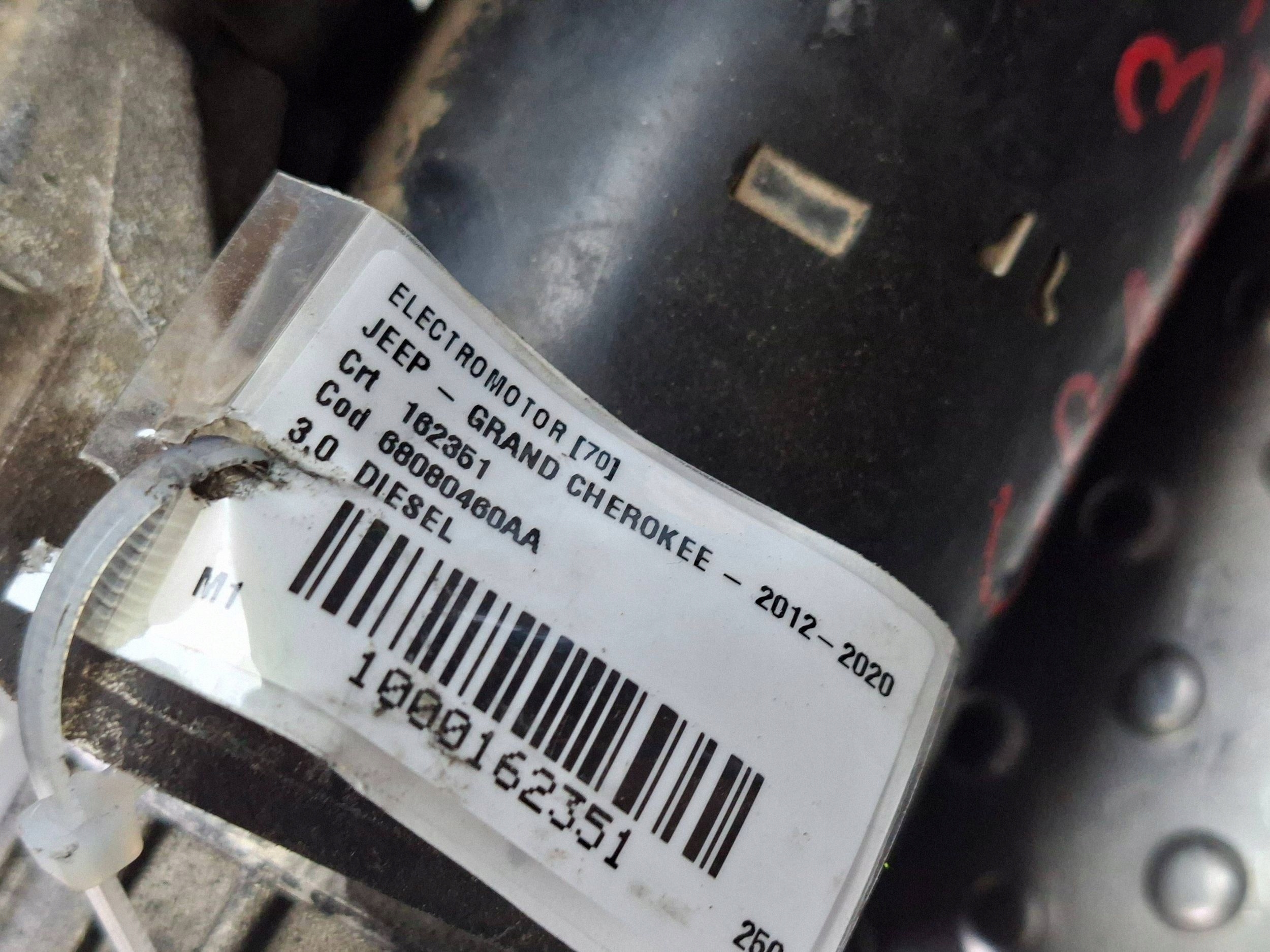 starter JEEP GRAND CHEROKEE WK2 14- 3.0 CRD 68080460AA