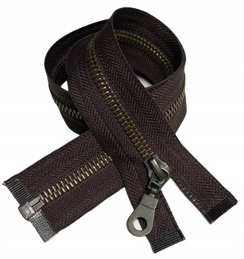 Zamek metalowy VT-10 rozdzielczy brązowy 65cm