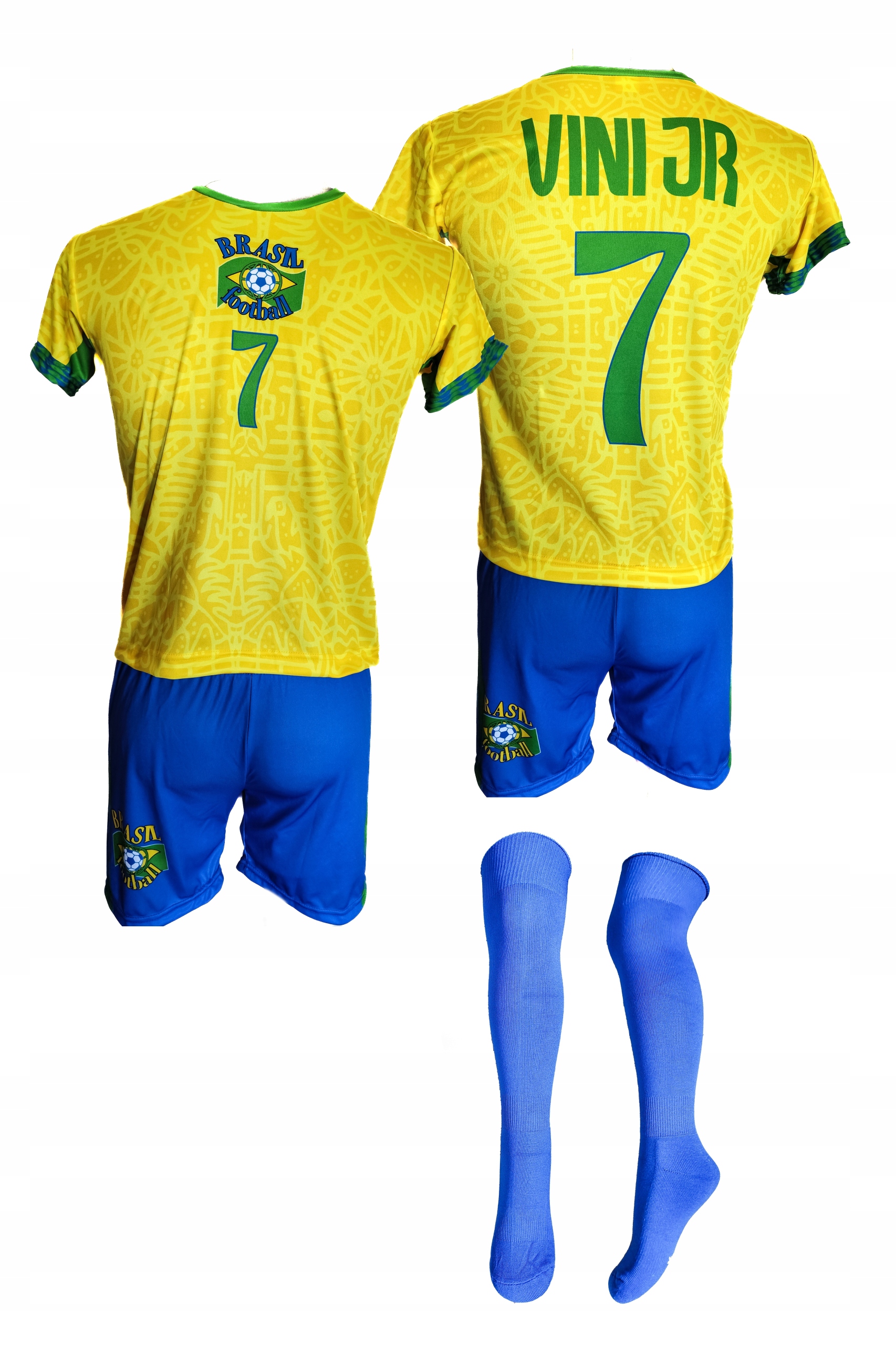 vini jr 170 koszulka spodenki getry stroj pilkarski sportowy trening mecz