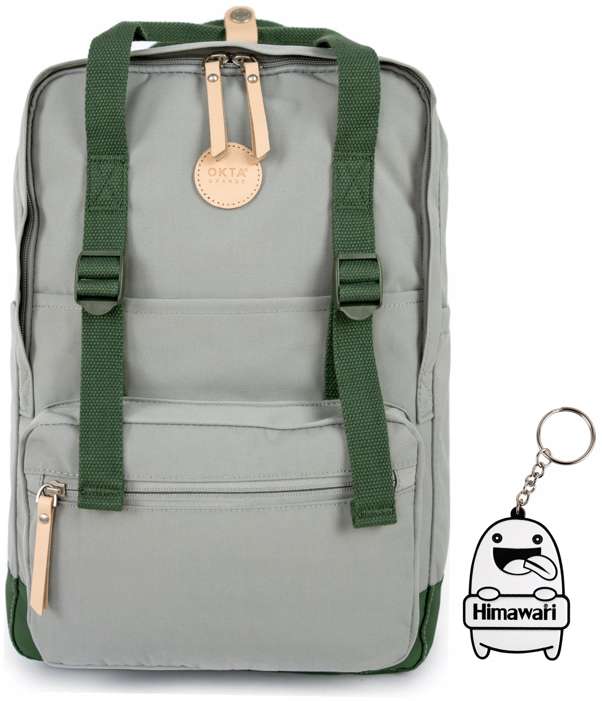 Batoh Himawari Study M – prostorný na každodenní nákupy, stylový, šedý