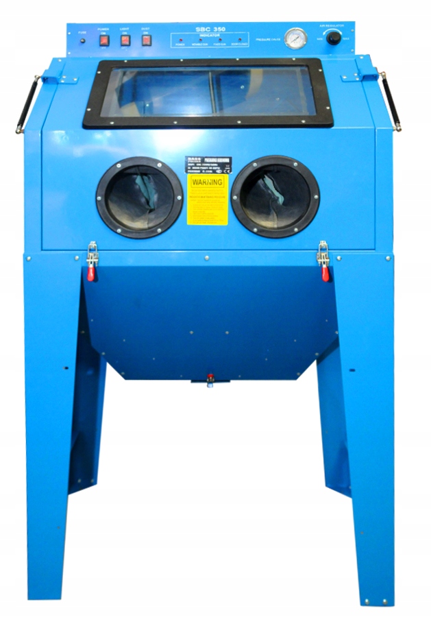 PIASKARKA KABINOWA 350L KABINA KOMORA PIASKOWANIA PISTOLET DYSZE RĘKAWICE EAN (GTIN) 5902067601556