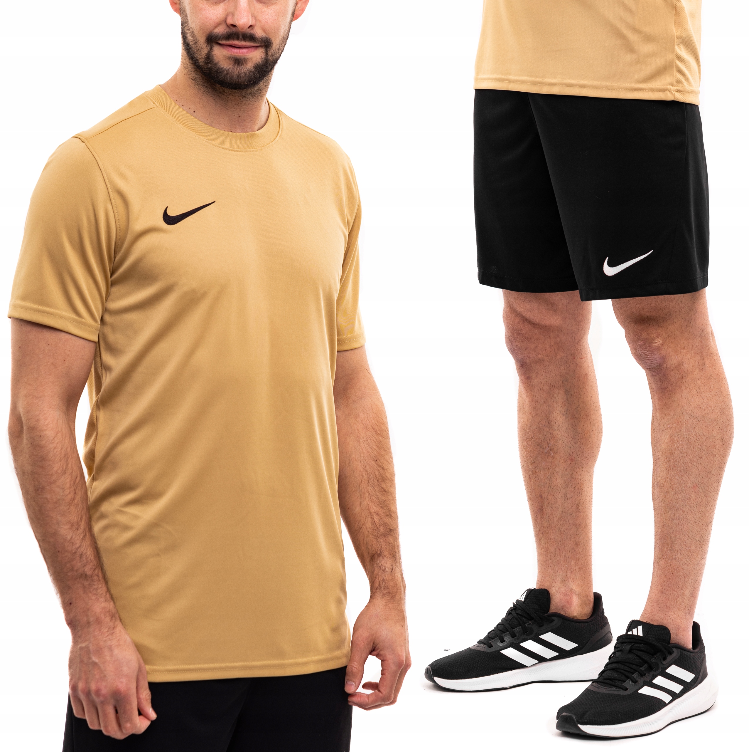 Sportovní oblečení Nike Dry Park Pánský komplet Pohodlné tričko Kraťasy vel. XL
