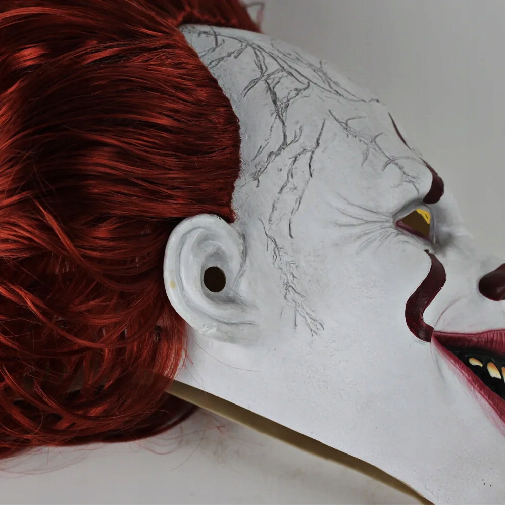 MASKA TO IT KLAUN KOSTIUM COSPLAY PENNYWISE HORROR Model Pennywise mask