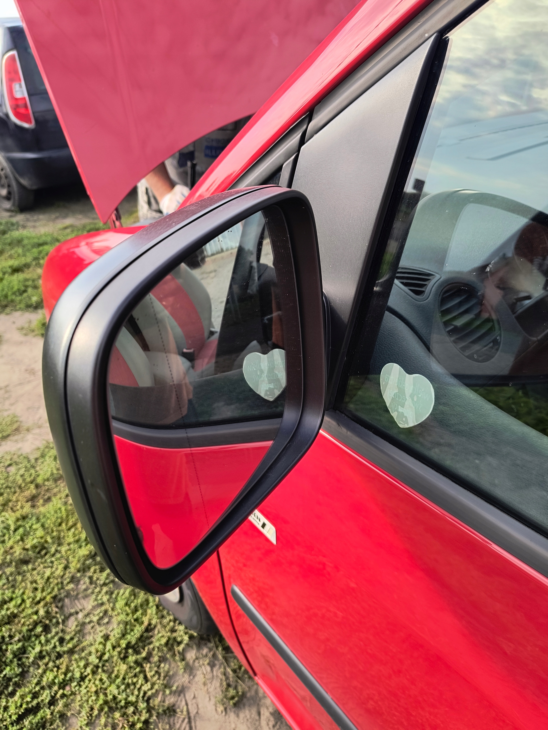 VW CADDY III 04-10r. Spiegel äußere links elektrisch