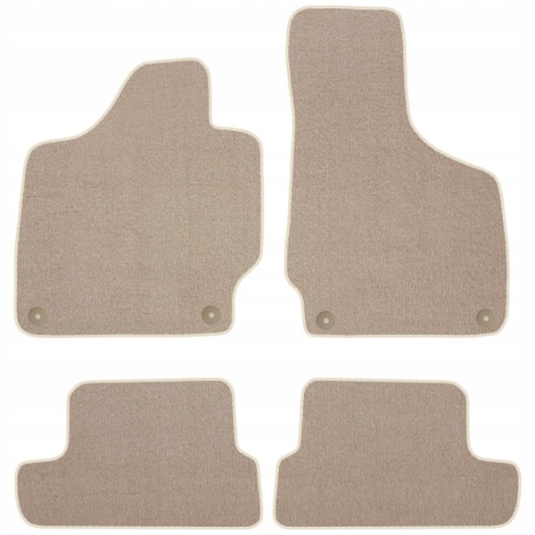 Audi Tt 8J 2006-2014 velurové koberce Comfort Béžové