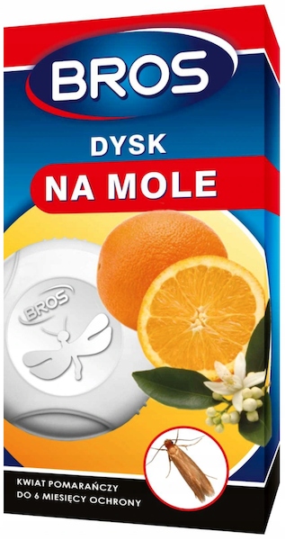 

Bros Dysk na mole Ubraniowe i Odzieżowe Pomarańcz
