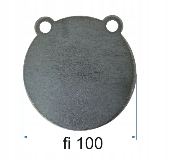 Cel strzelecki Gong fi 100mm stal 3mm
