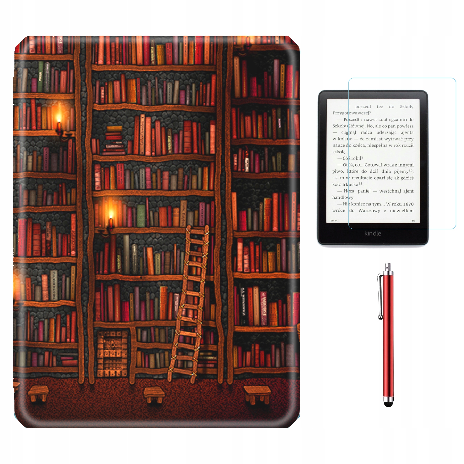 

Etui Tpu Gr Szkło do Amazon Kindle Paperwhite 5 V