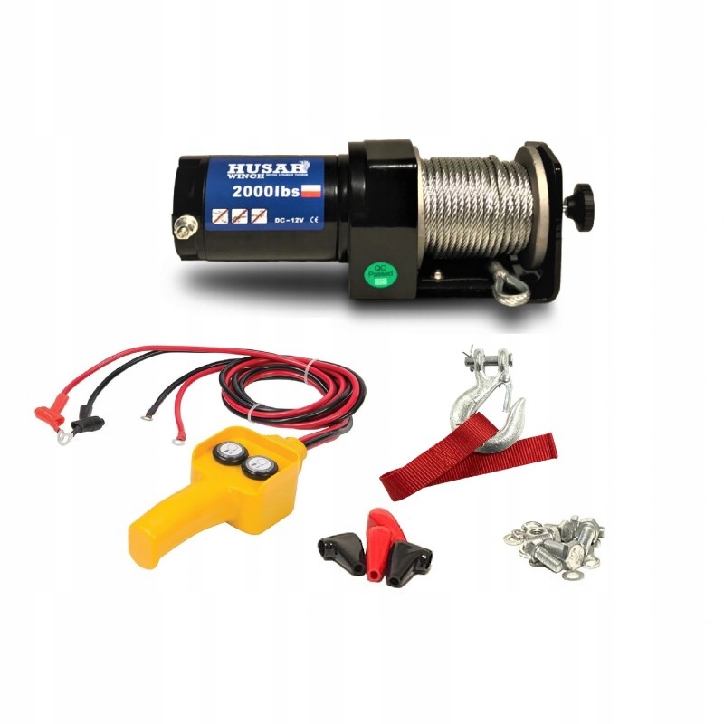 husar winch 2000lbs štvorkolka navijak