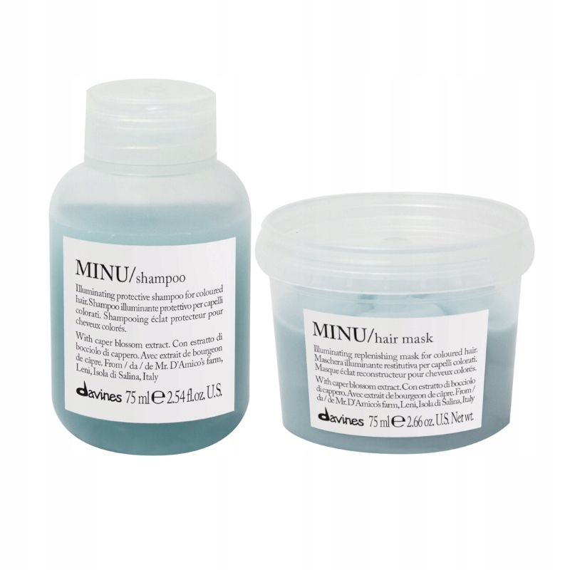 Davines Minu Mini Šampon Maska Pro Barvené Vlasy