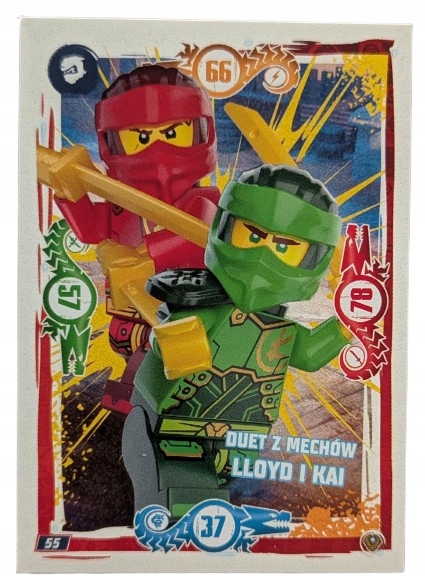 Karta Lego Ninjago Seria 9 Następny Poziom Numer 055