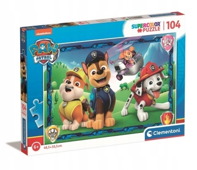

Puzzle 104 Kolor Paw Patrol