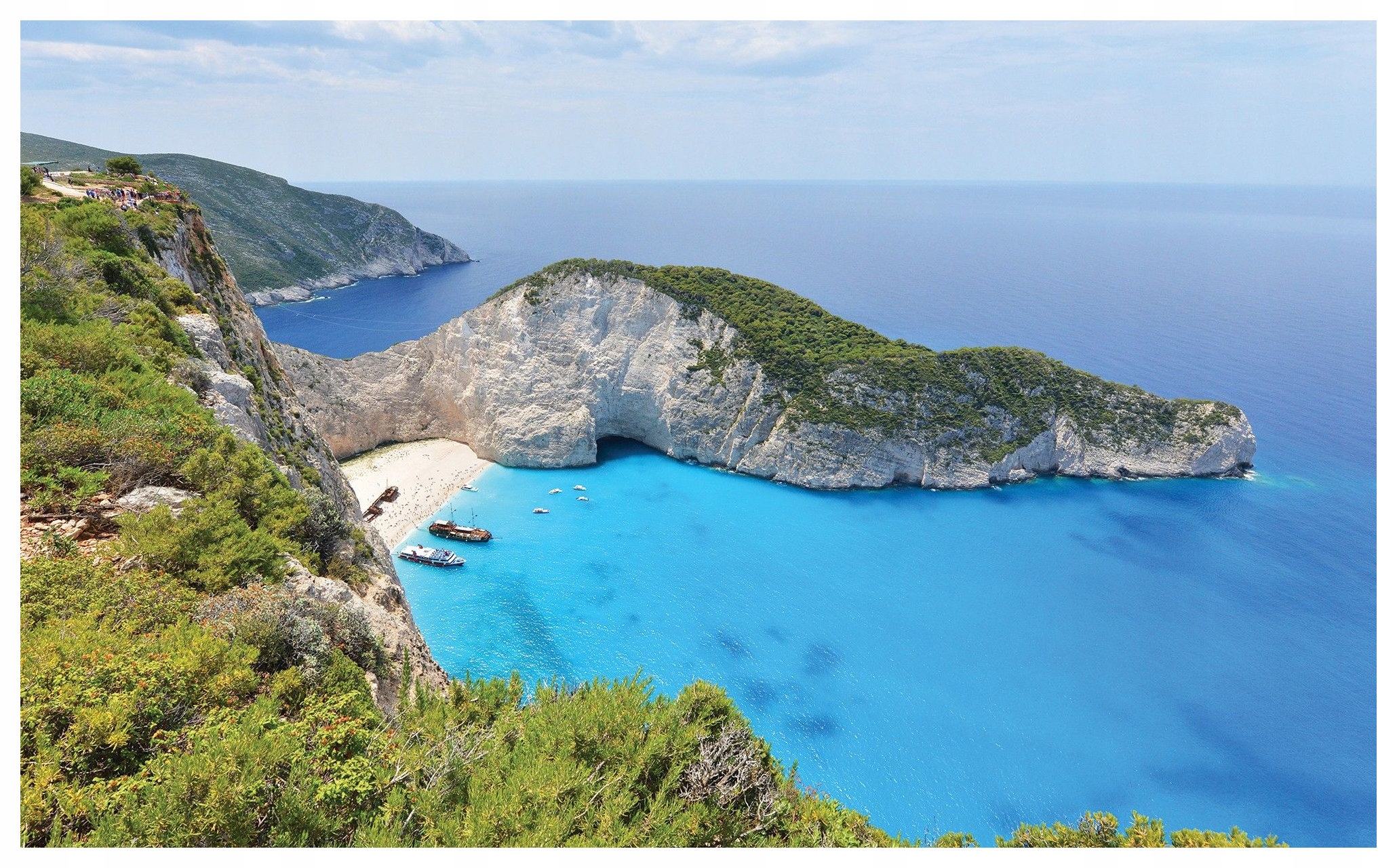 Fototapeta Rajská pláž Modrá lagúna biele skaly 416x254 vinylová lepidlo