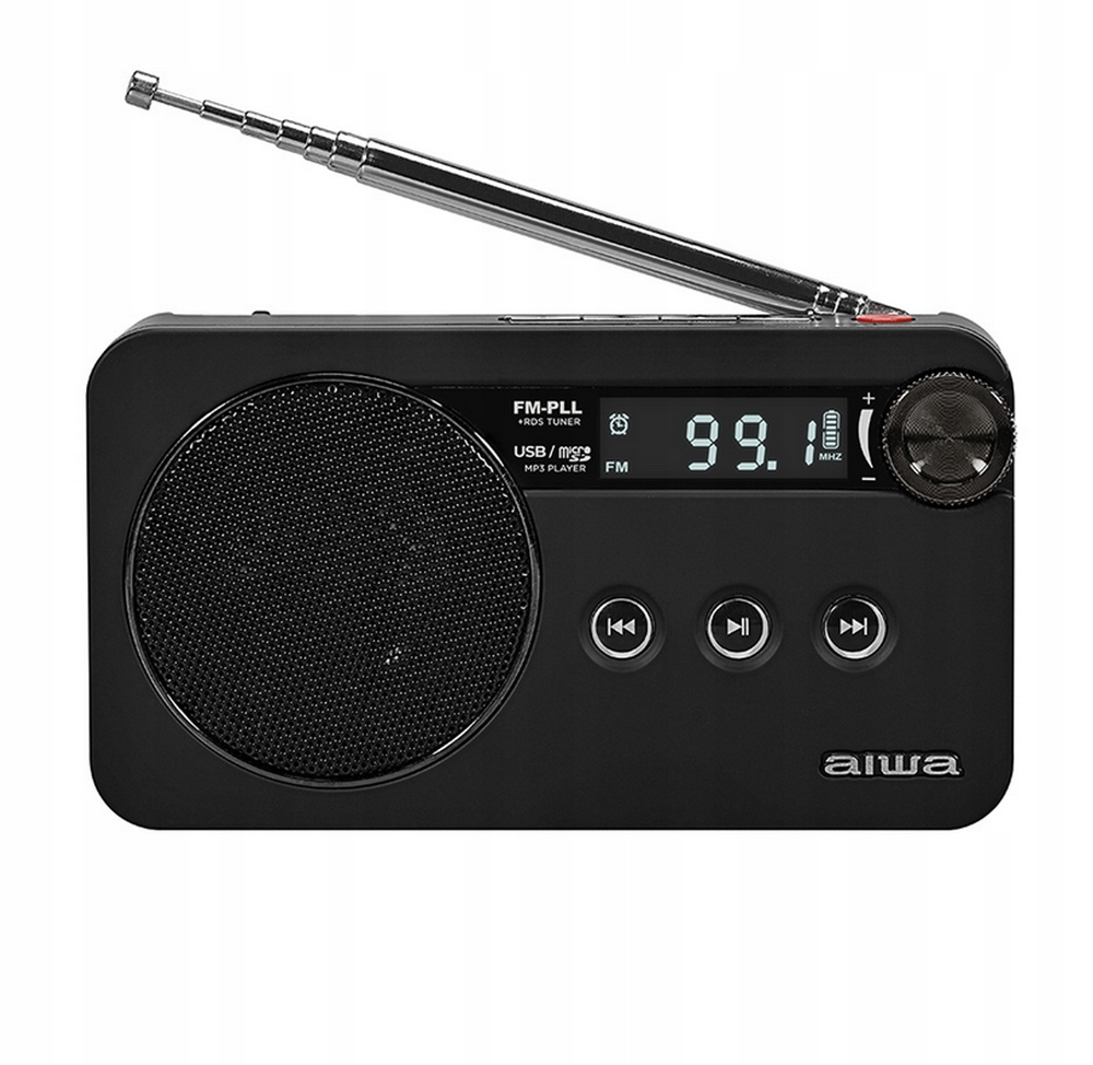 Fm rádio Aiwa RS-77PLL/BK čierne