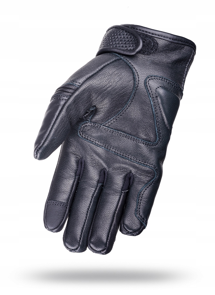 WOLF KRÓTKIE WYGODNE RĘKAWICE MOTOCYKLOWE SKÓRZANE NA LATO BLACK 2XL Rozmiar XXL