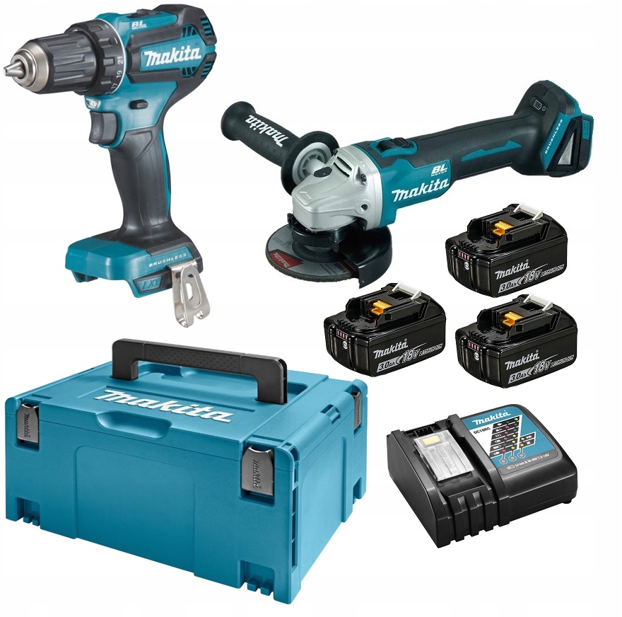 

Makita DLX2284J1 Wkrętarka DDF485 DGA504 18V