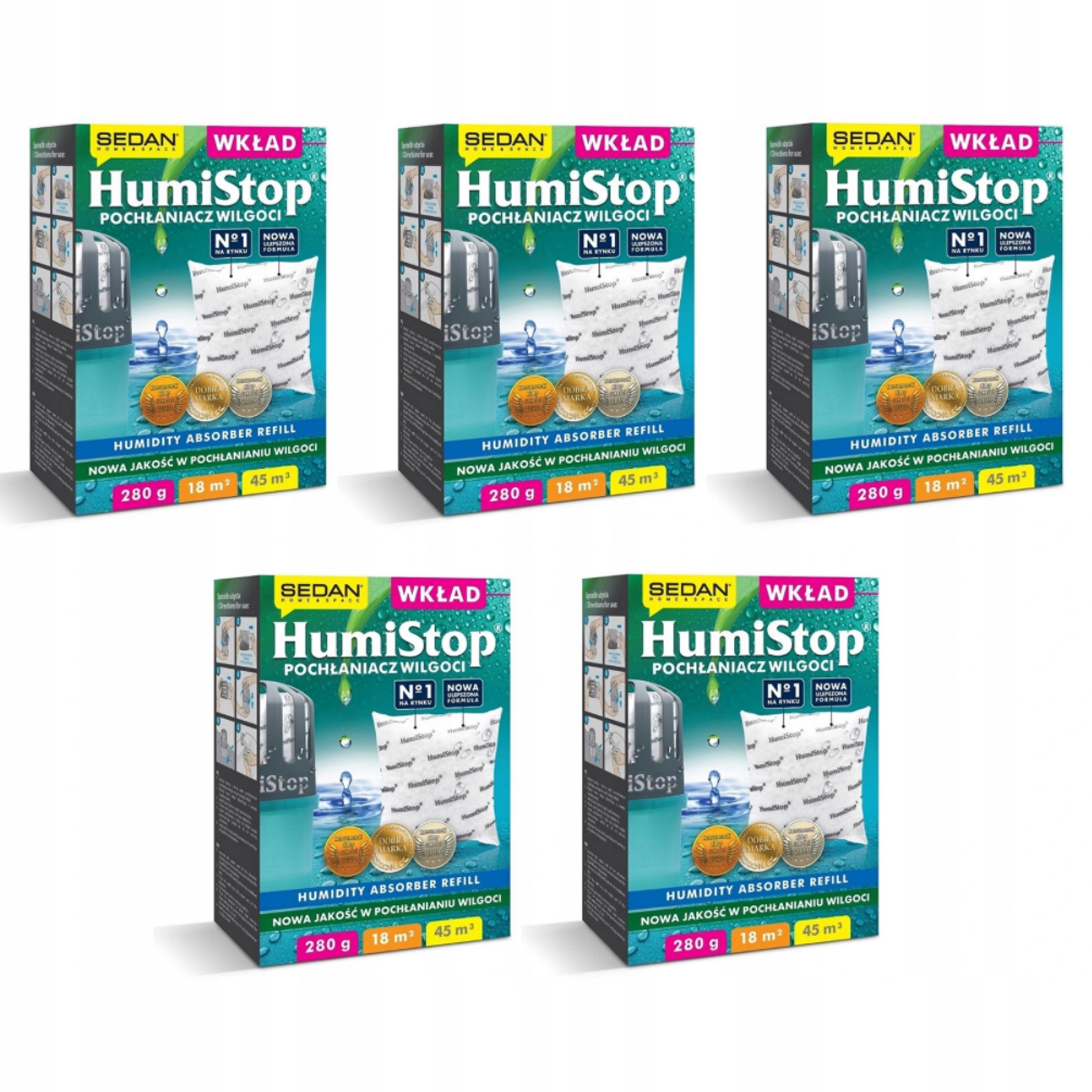 

Humistop Wkład Zapas Do Pochłaniacza Wilgoci X 5