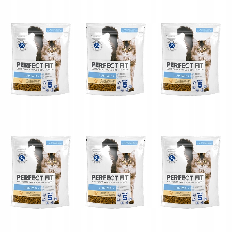 Perfect Fit Junior <,1 Bohatý na kuře 750 g X6