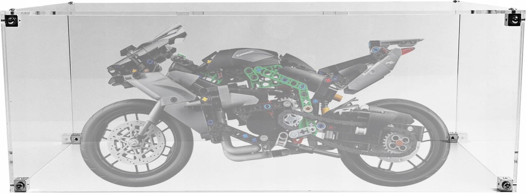 Vitrína Drewlandia pro stavebnici Lego 42170 Technic Kawasaki Ninja H2R