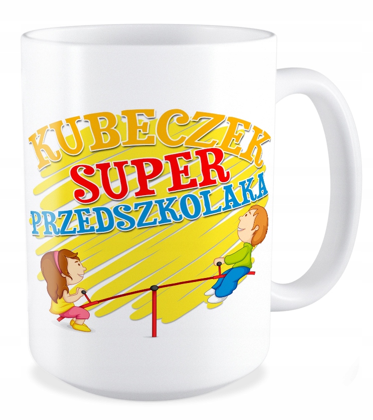 

Duży Kubek prezent dla Przedszkolaka Uczeń Szkoła