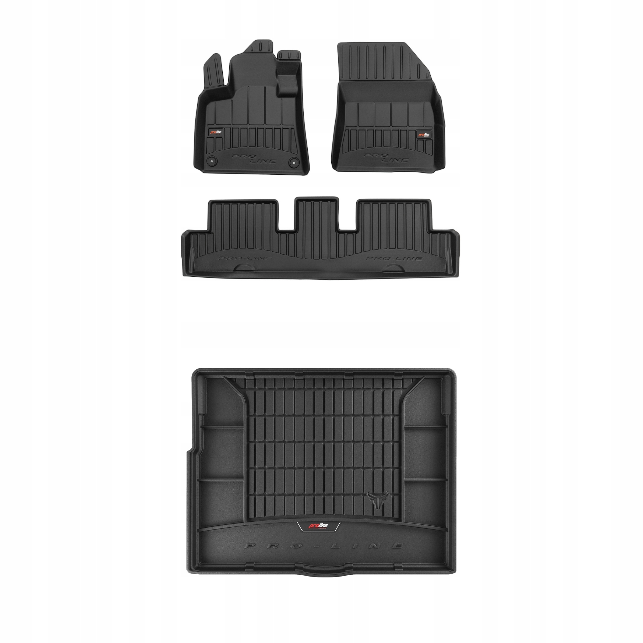 Frogum 3D Sada gumových koberců a rohože s logem pro Citroën C4 Picasso II