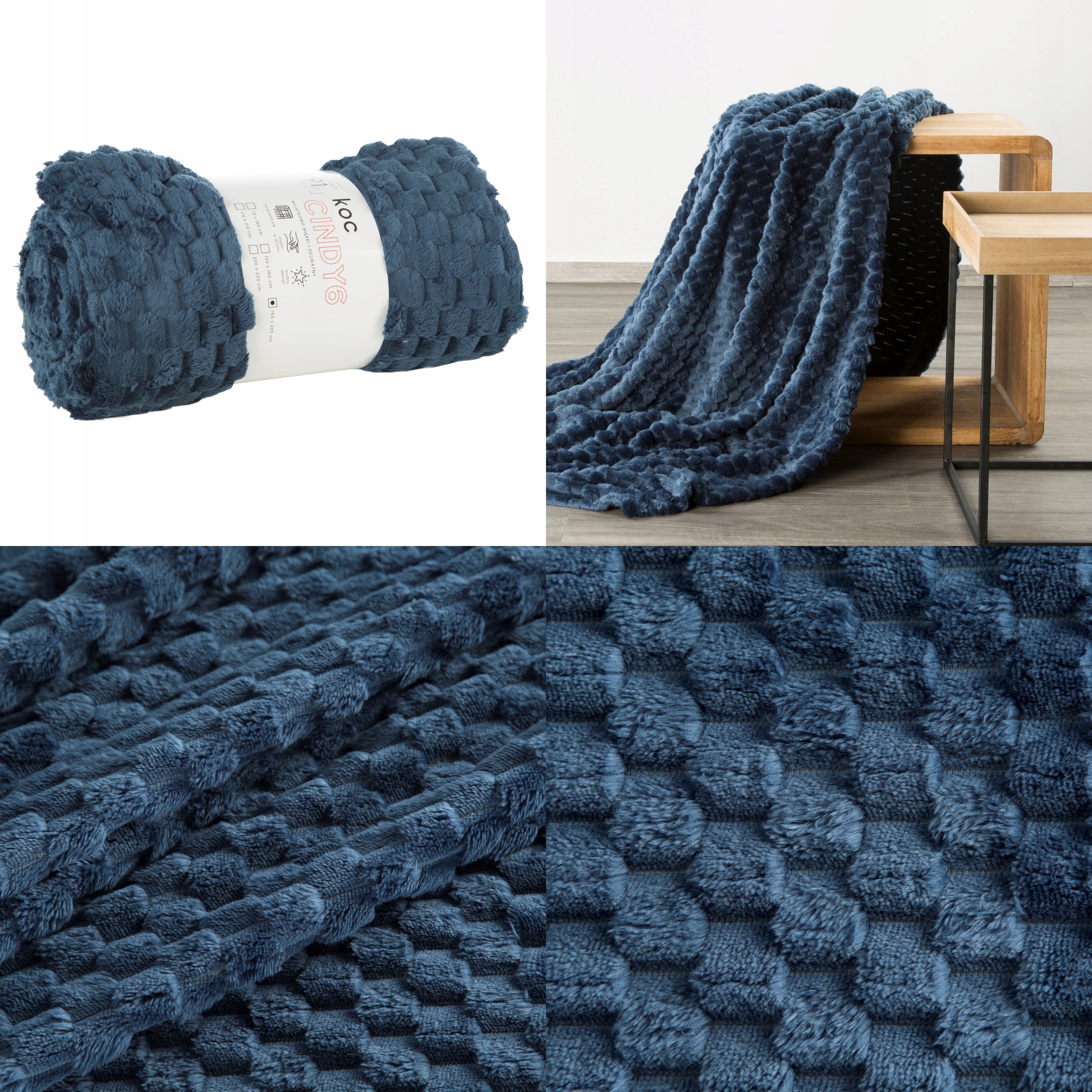 DESIGNERSKI KOMPLET NARZUT NA FOTELE 2 SZT 70X160 Marka Eurofirany