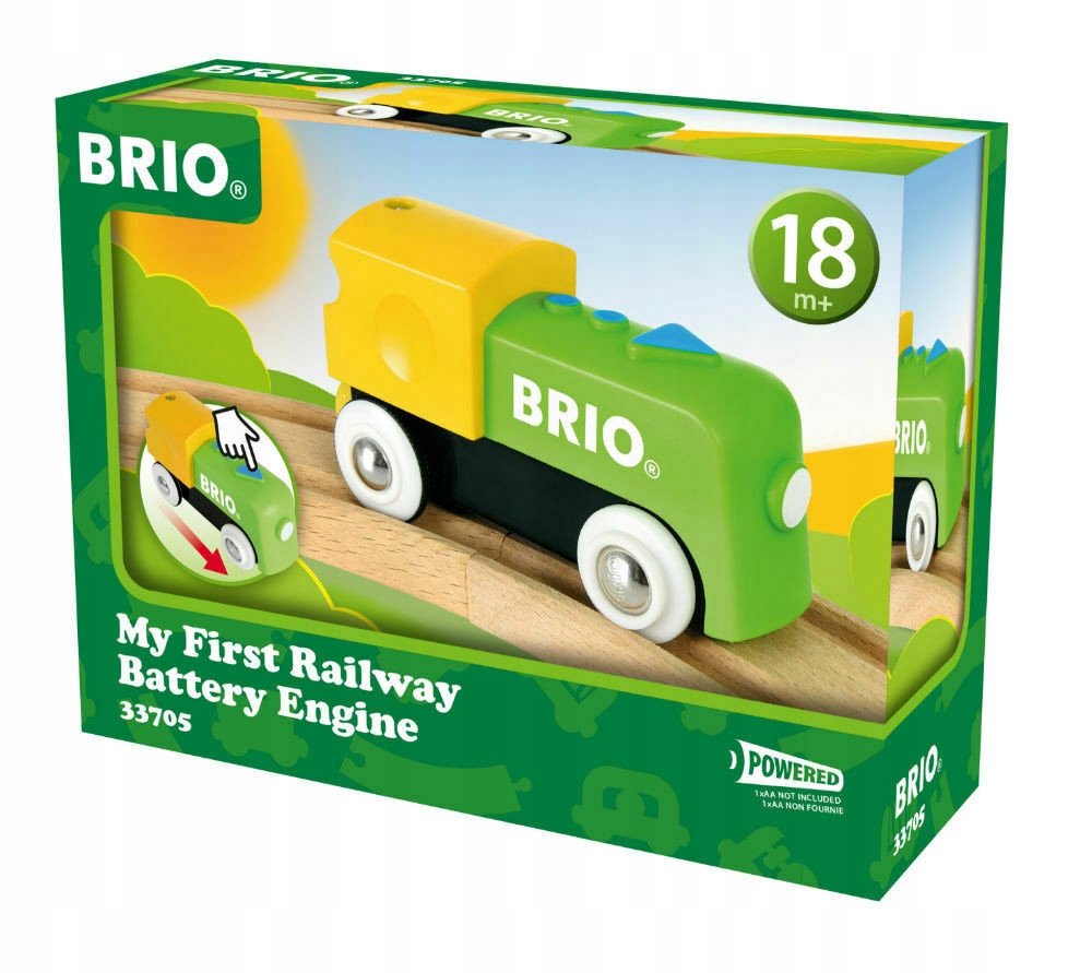 BRIO MOJA PIERWSZA LOKOMOTYWA BATERIE 33705