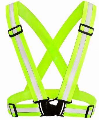 SZELKI ODBLASKOWE KAMIZELKA NA MOTOR ROWER BIEGI Model 04881