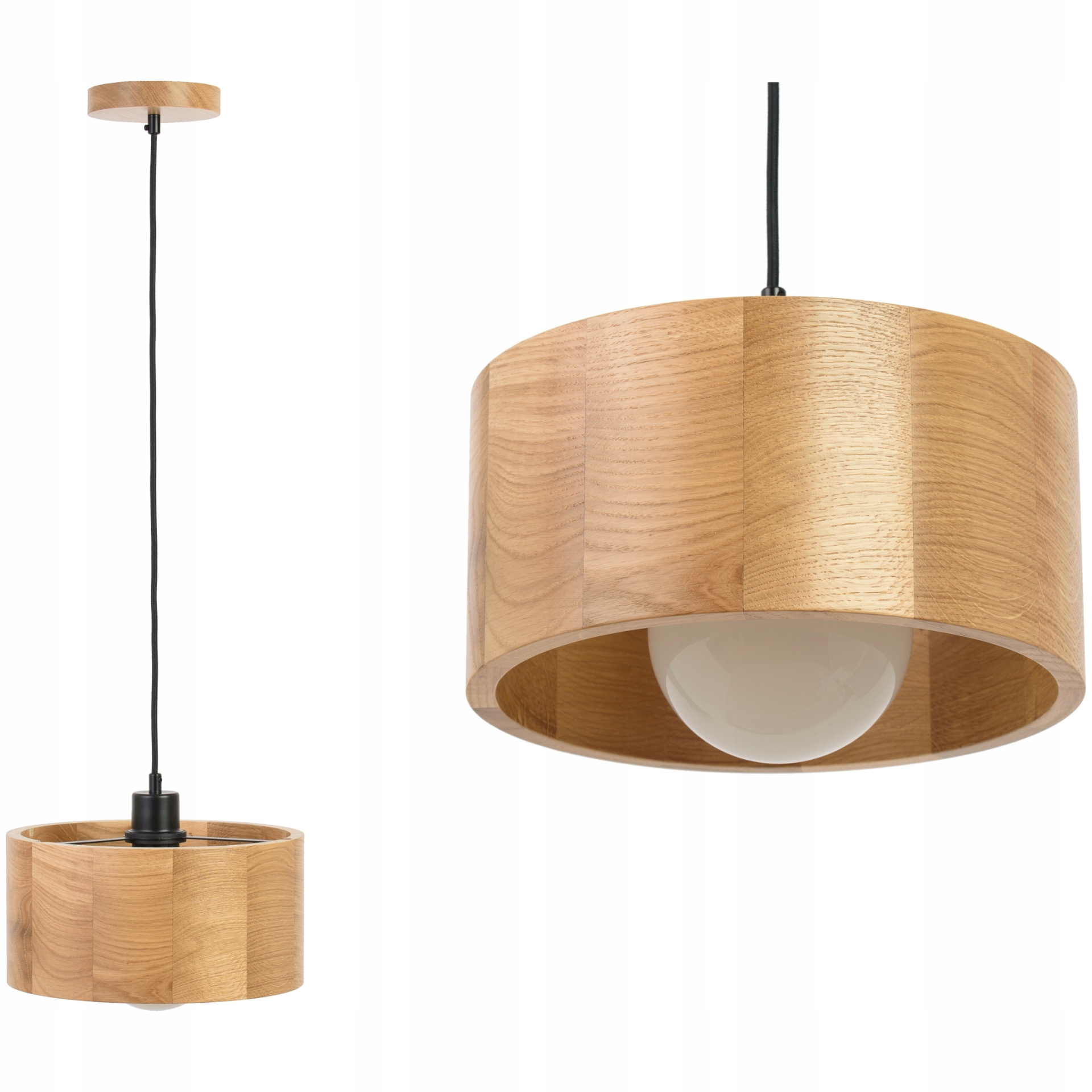 Závěsné stropní svítidlo Antilia lustr Dub fi275 do obývacího pokoje kuchyně Stylová