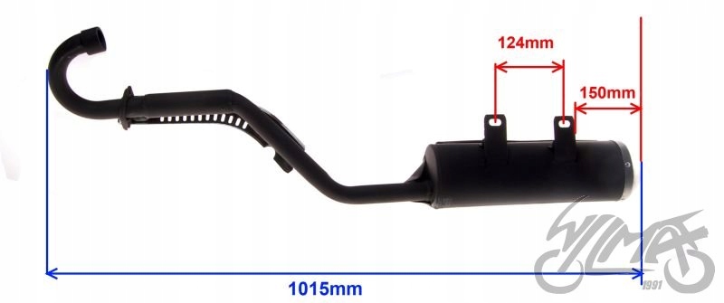 TŁUMIK KPL ATV250 STXE Dopasowanie do pojazdu produkt dedykowany