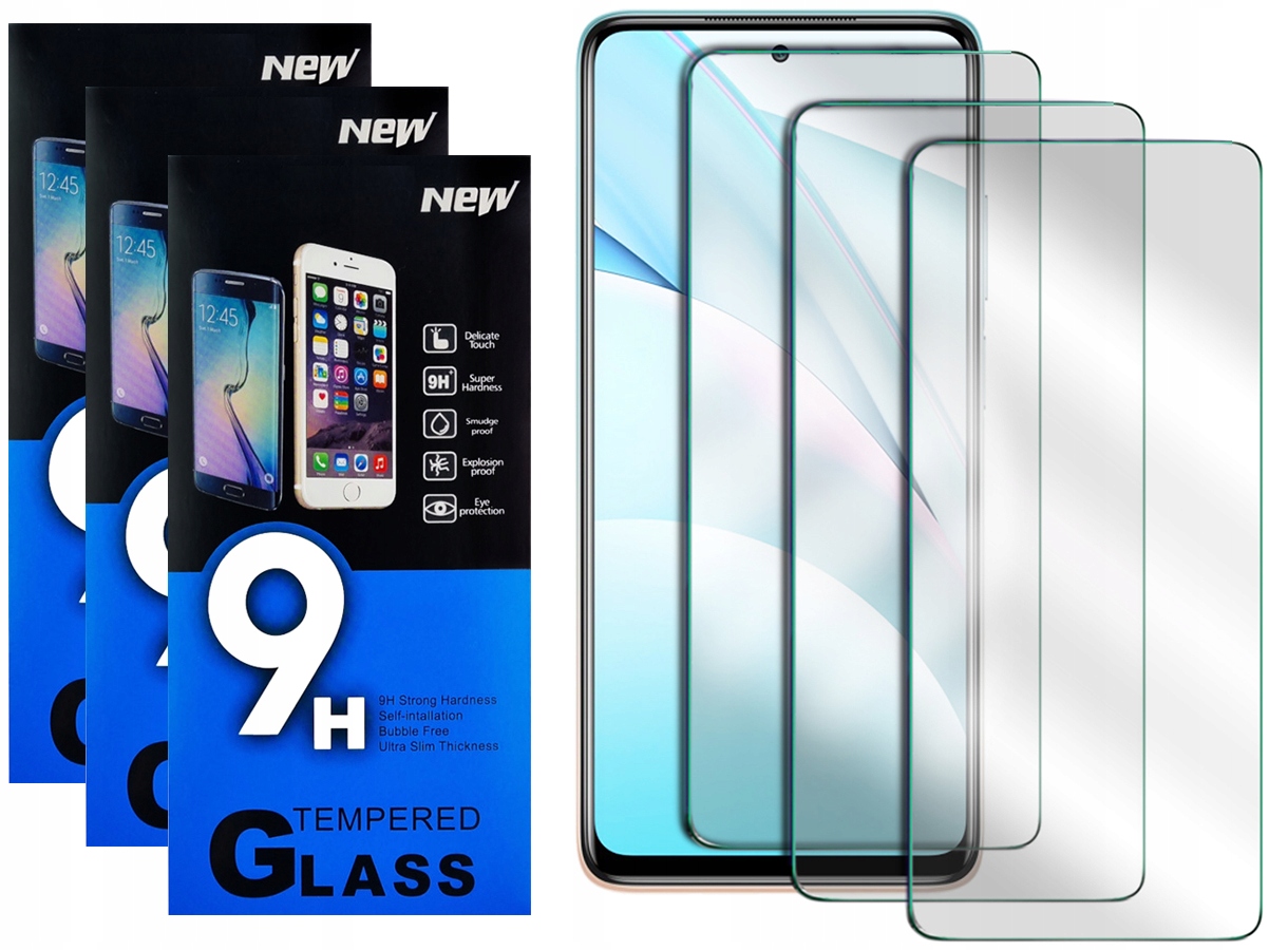 

Szkło Hartowane Szybka Do Xiaomi MI 10T Lite 3szt