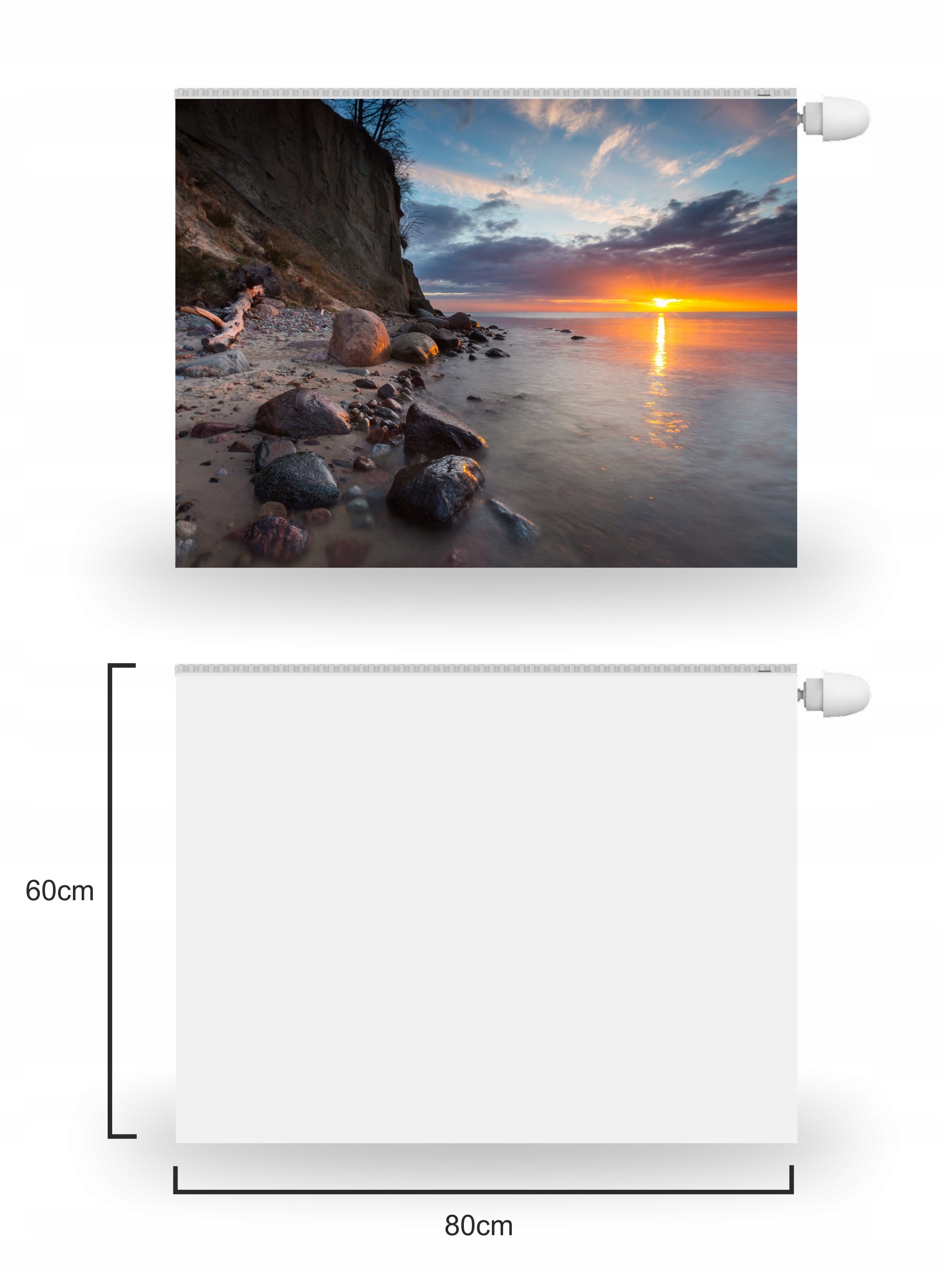 MAGNES MATA MAGNETYCZNA NA KALORYFER NA WYMIAR Wysokość produktu 100 cm