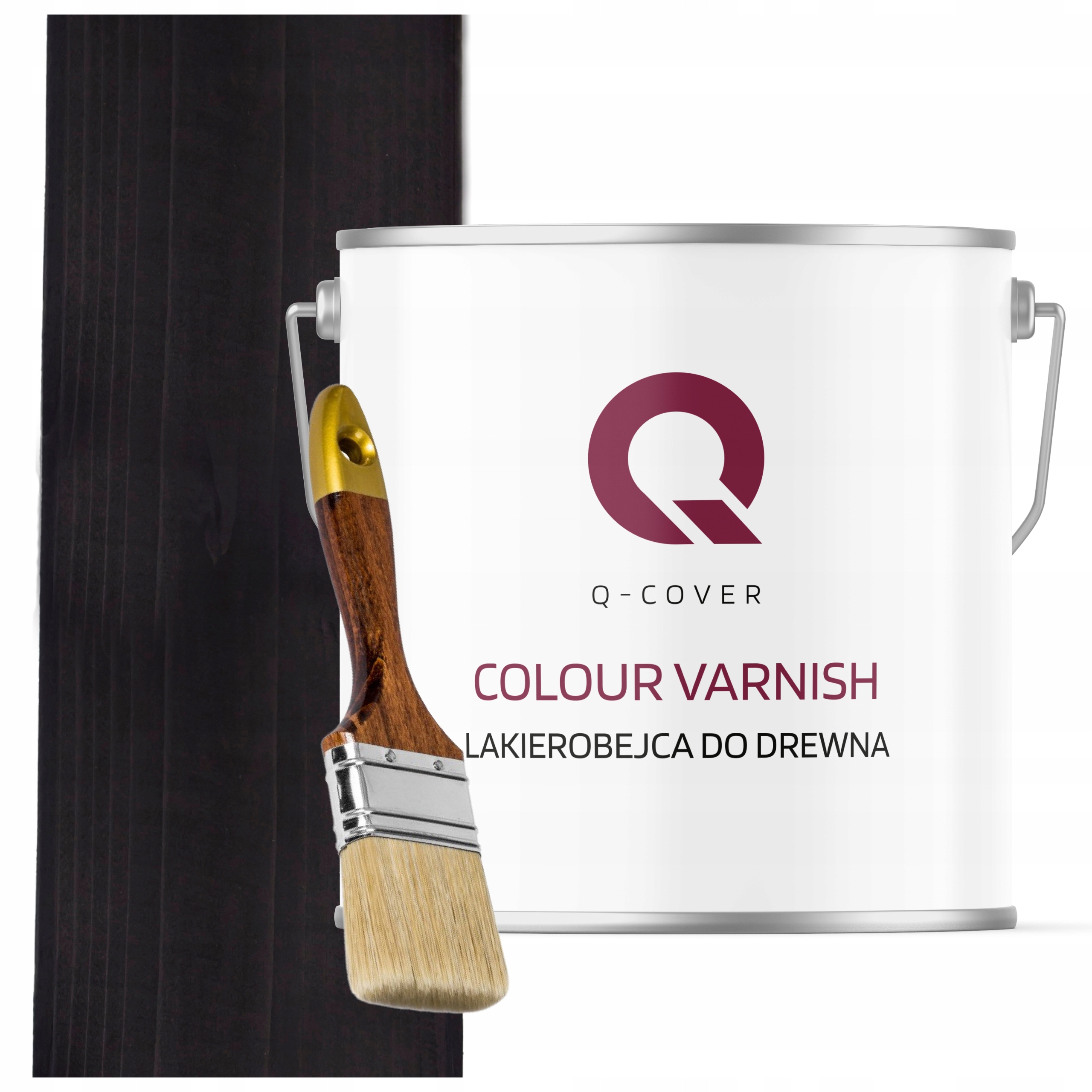 Lakobejca Na Drevené Elemety Výkonná 3V1 Čierny Satén 5L Darček