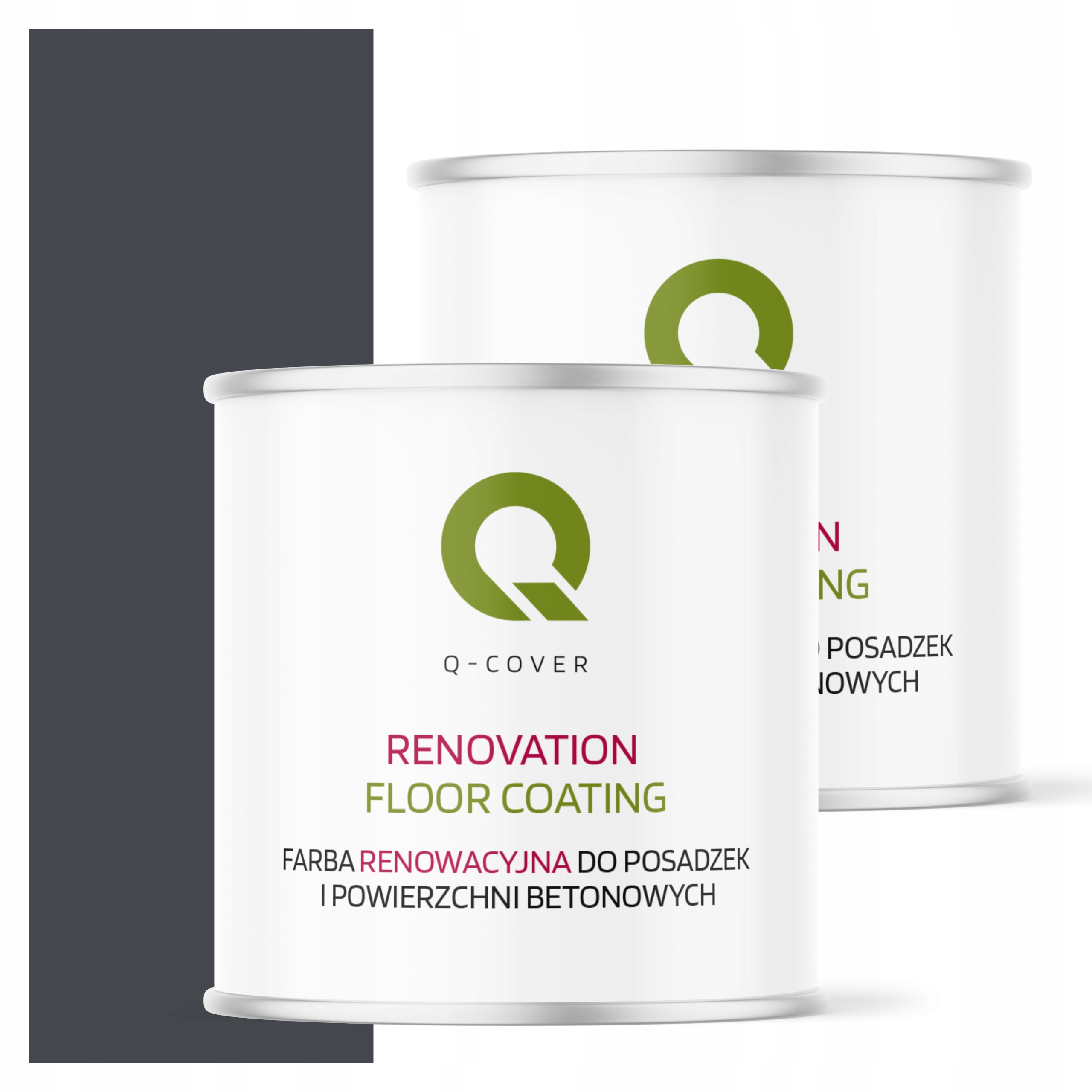 Barva na ochranu podlah Renovační beton Grafitová 7024 Polomatná 2,5L