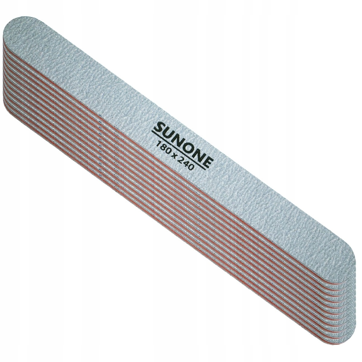 

Sunone 10x pilnik do paznokci prosty 180/240 zebra