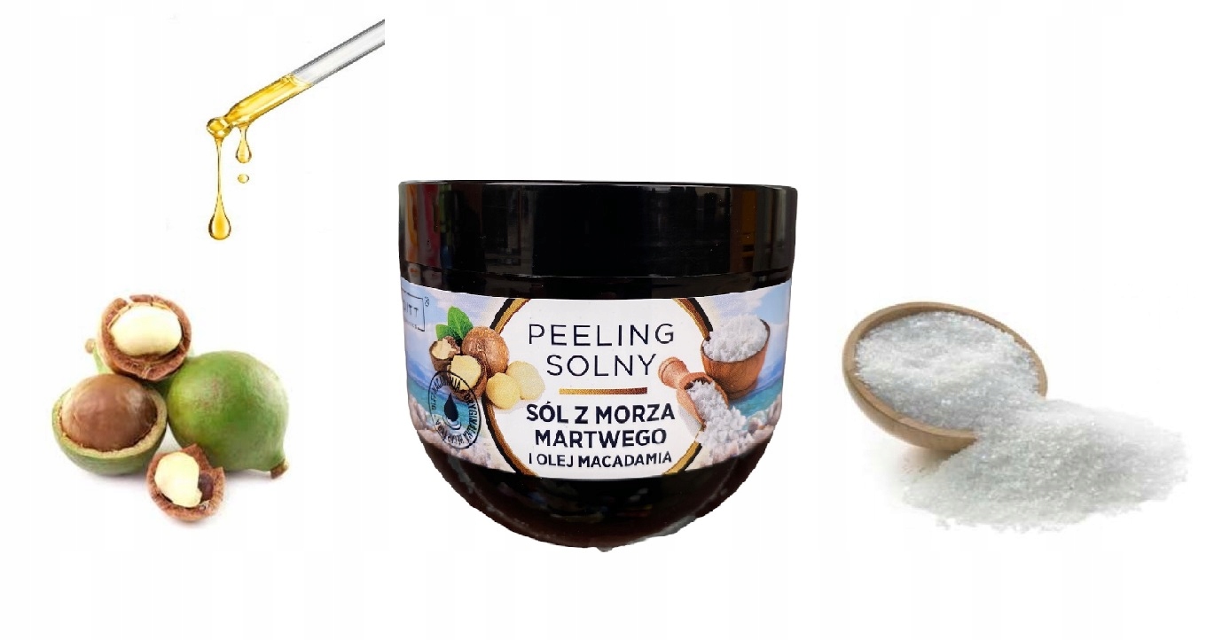 

Peeling Sól Z Morza Martwego I Olej Macadamia 400g