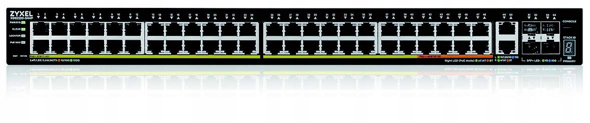 Zyxel XGS2220-54, 54port, 600W PoE, 1Y Nebula FlexPro
