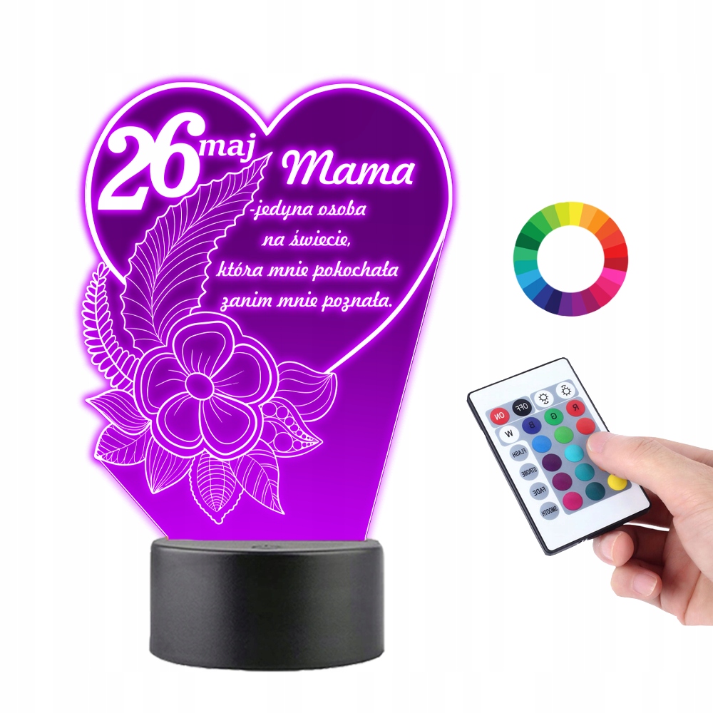 

Lampka na Biurko Statuetka Dzień Matki Plexido